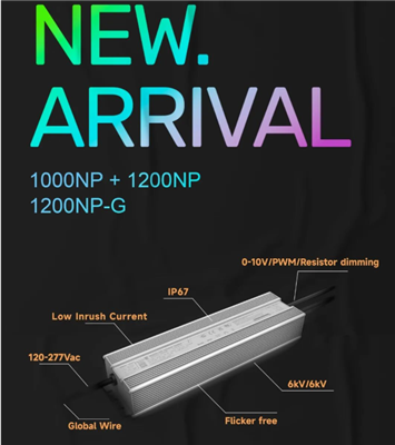 SOSEN LED Driver Non-isolated NP Series Adds 1000NP And 1200NP/NP-G Models