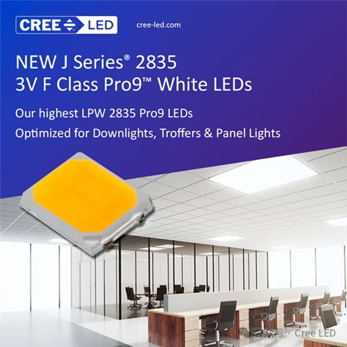 Major Launch Cree LED J Series® Pro9™ White LEDs